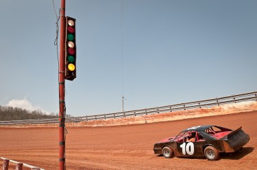 Practice runs at the Tazewell Speedway. Tazewell, TN.
