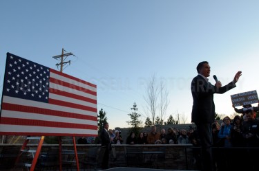On the campaign trail with Mitt Romney in Nevada.