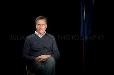 On the campaign trail with Mitt Romney.